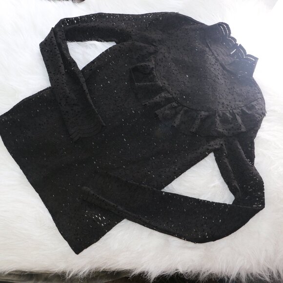 Arizona Jean Co. Ruffle Lace Blouse – NWOT - Picture 1 of 9